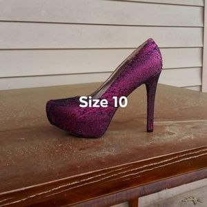 High heel shoes